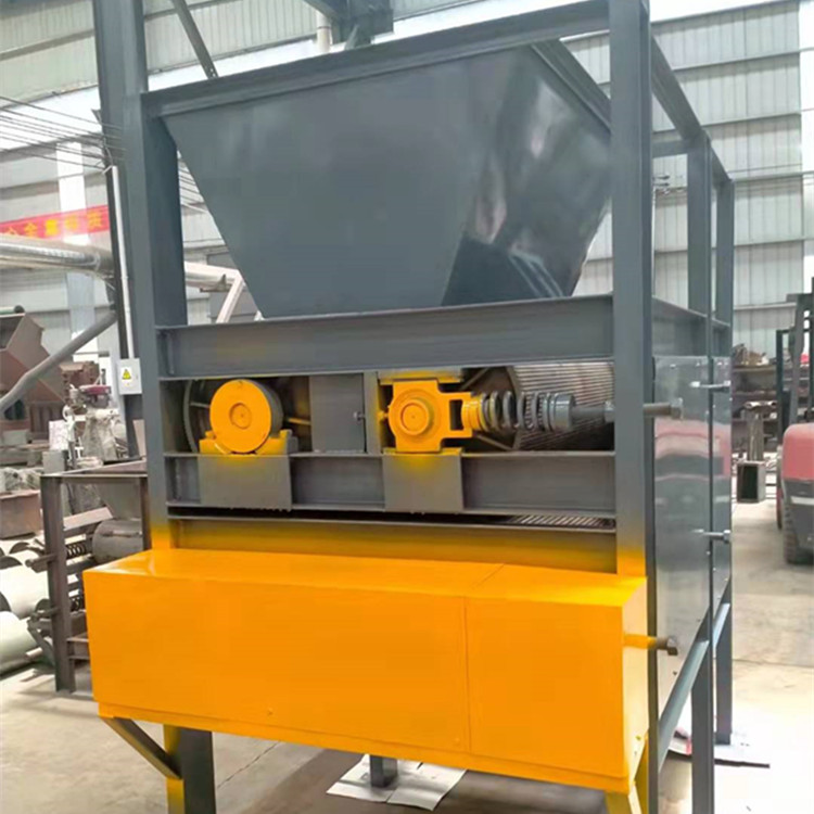 Xingkaishi Machinery Automatic Aluminum Can and Iron Can Squeezing Machine Double Axis Construction Steel Bar Tearing Machine