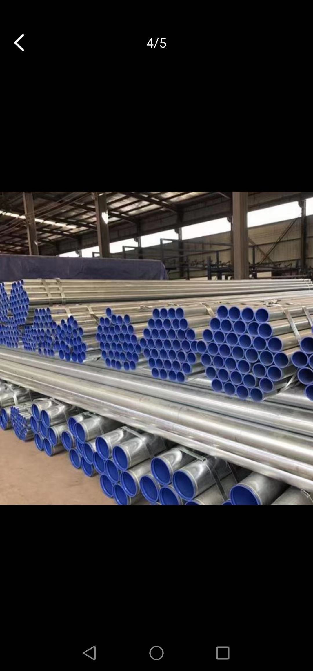 Lecong galvanized pipe inner plastic pipe fire water pipe gas conduit Youfa the Pearl River Huaqi q235 4 points DN100