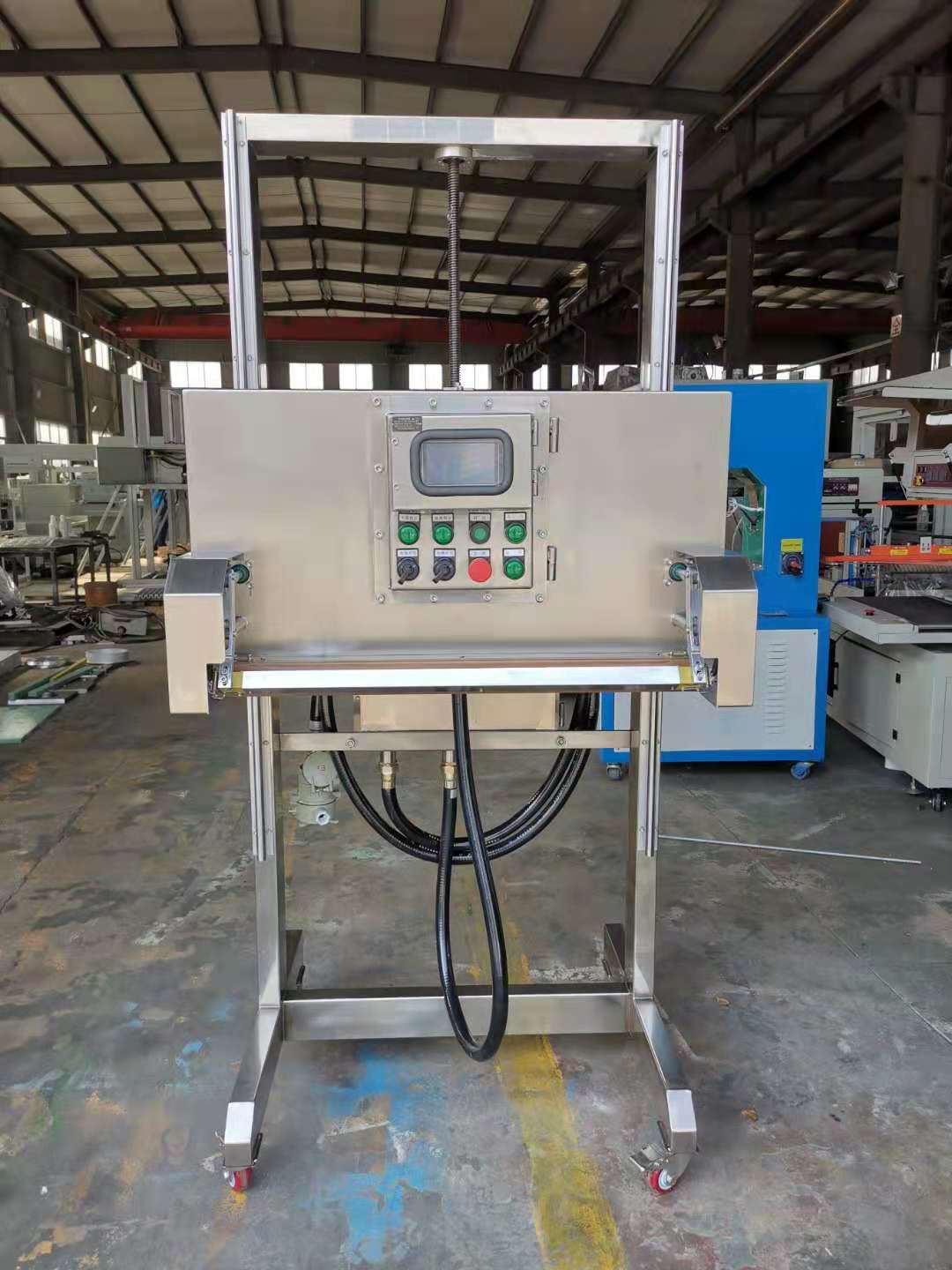 Class A workshop explosion-proof sealing machine single channel double-sided heating sealing strip temperature control touch screen PLC control