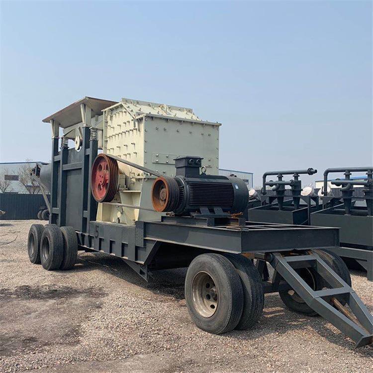 Stone line ore crushing equipment, mobile crushing sand making machine, large diameter heavy hammer crusher, Guangxin Machinery