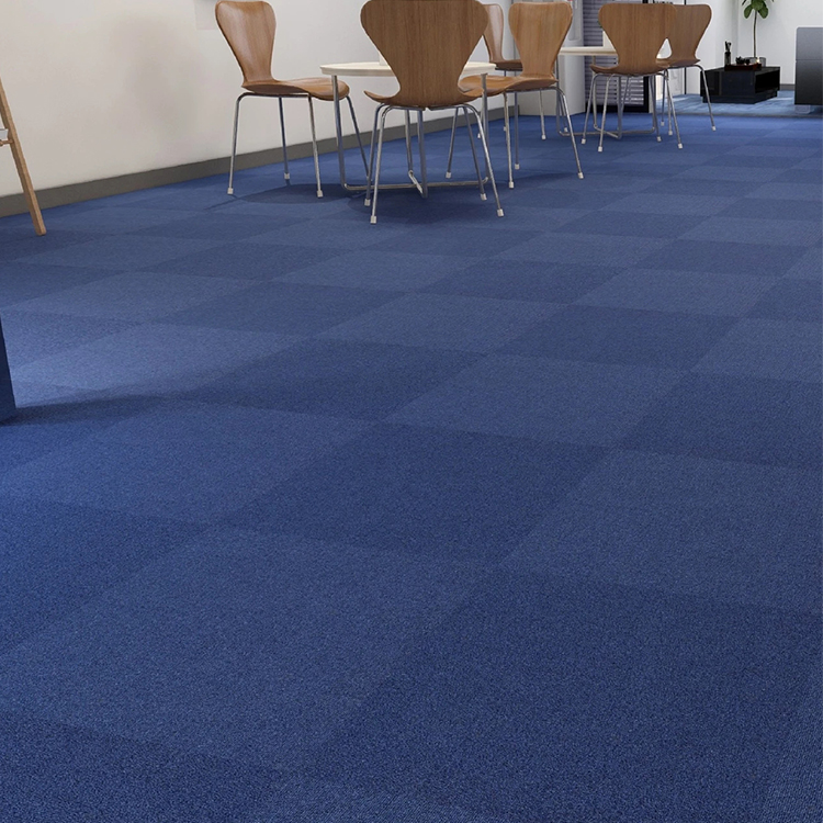 Rujia office roll shaped square carpet is easy to clean, anti slip, and silent, supporting customization