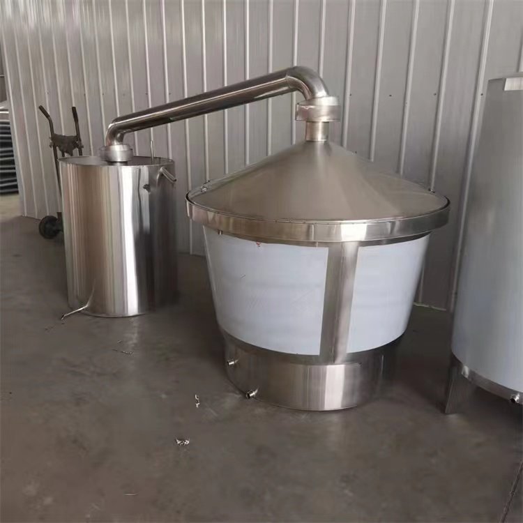 300斤酿酒设备厂家 农村小烧酒厂设计图 鸿越机械 造型美观