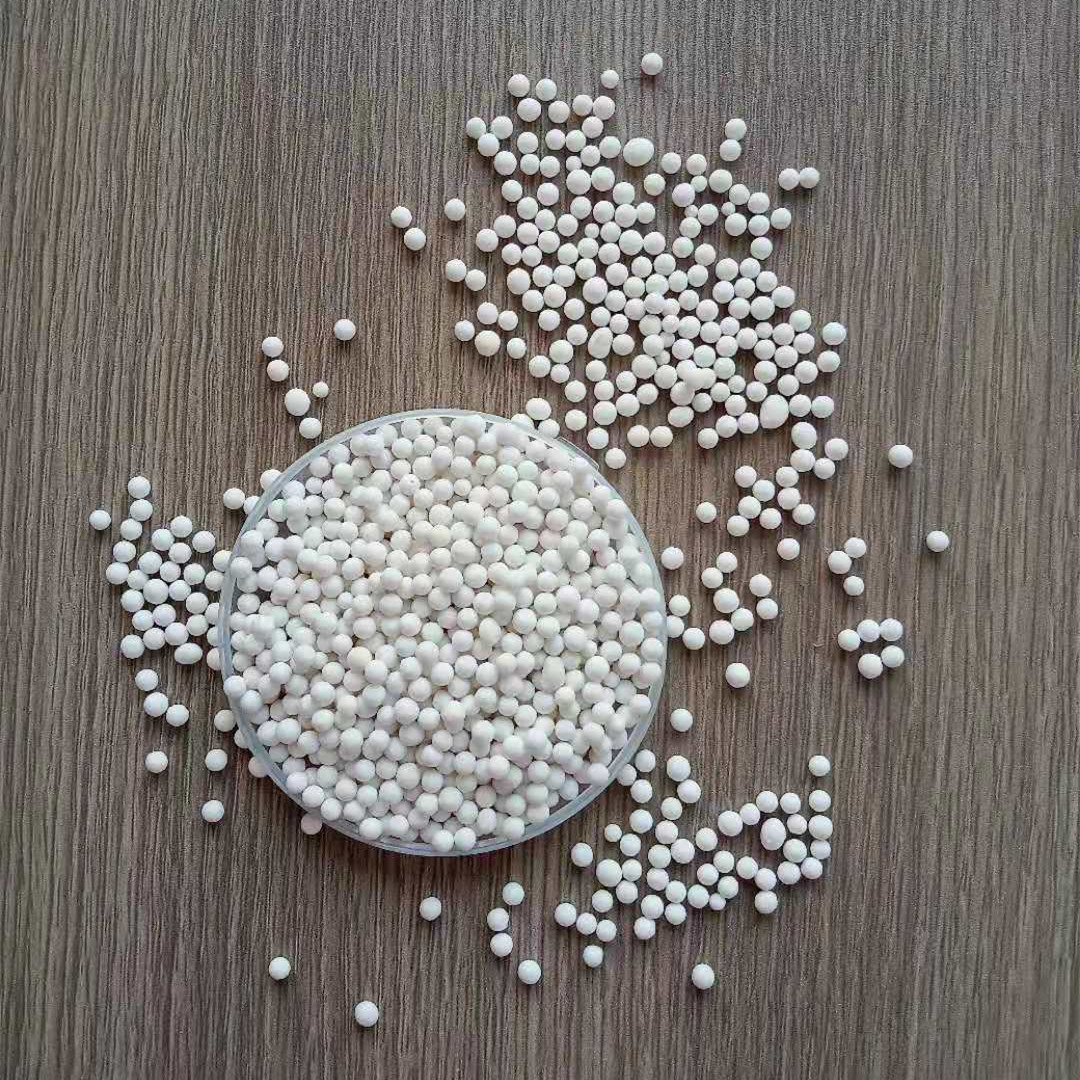 Chenrong silicon large ball 4-8mm white spherical particle petrochemical catalyst carrier, water resistant and water resistant silica gel