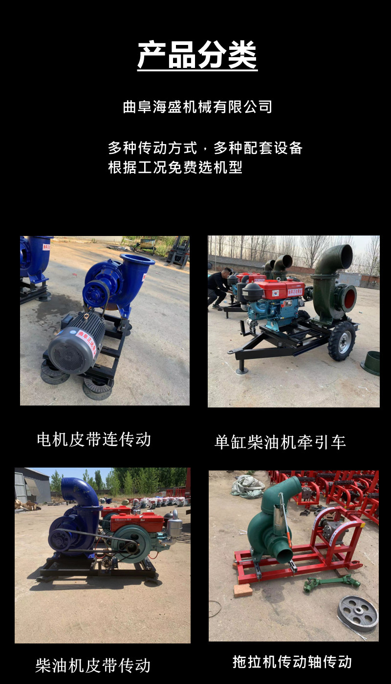 Drainage pump, dredging pump, large flow, high lift, 200mm caliber towed mobile sewage pump truck