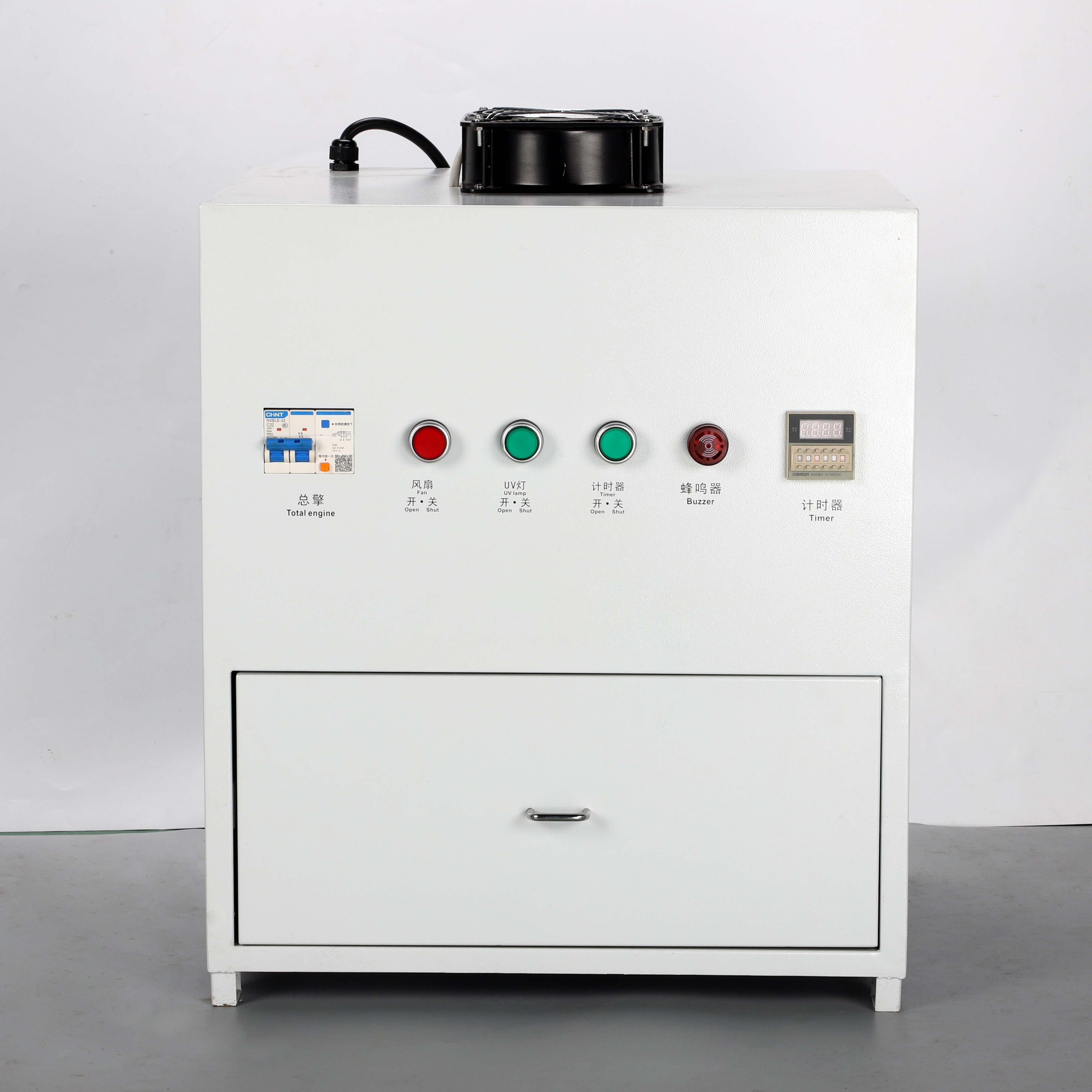 UV glue curing UV light box LED high-power UV photosensitive ink shadowless adhesive oven 1KW light curing machine