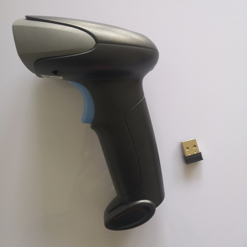 Jishu JS-4100 Universal Wireless Barcode QR Code Scanning Gun Office and Cash Register