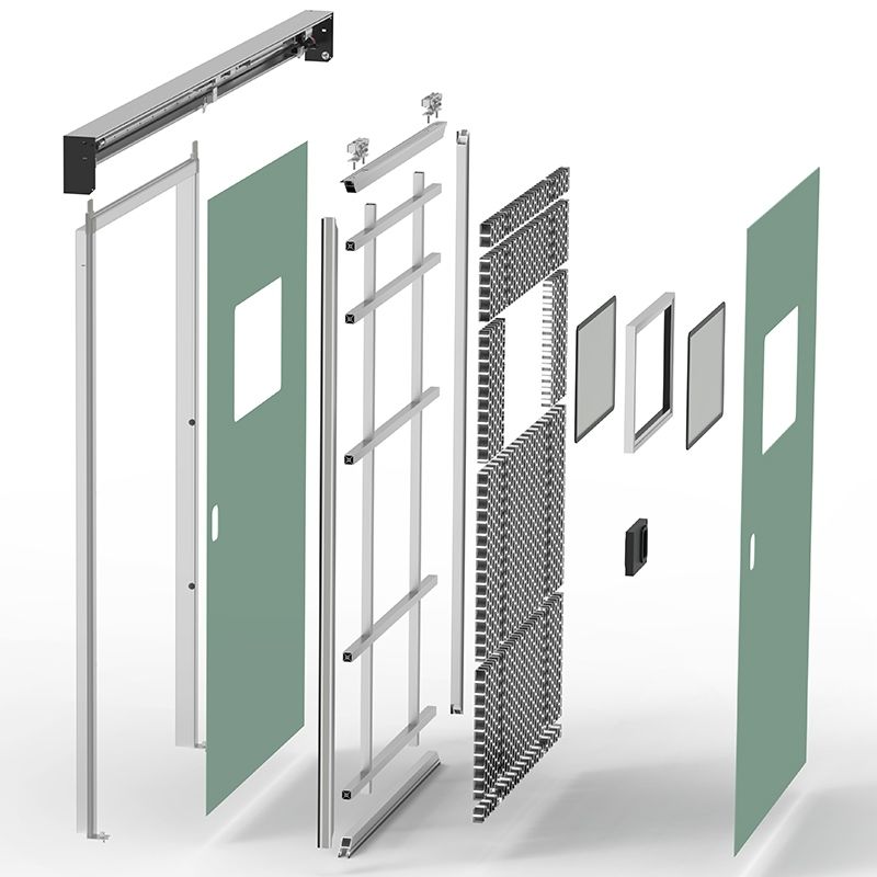 Medical airtight door manufacturer, operating room electric sliding door, sensing door, pedal door, national construction package acceptance