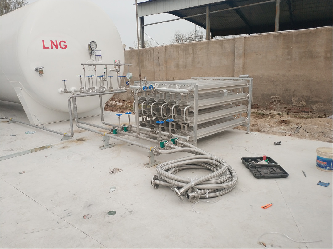 Tairan Technology sells 300 cubic meters of lng gasification skid mounted station vaporization pressure regulating skid steam boiler