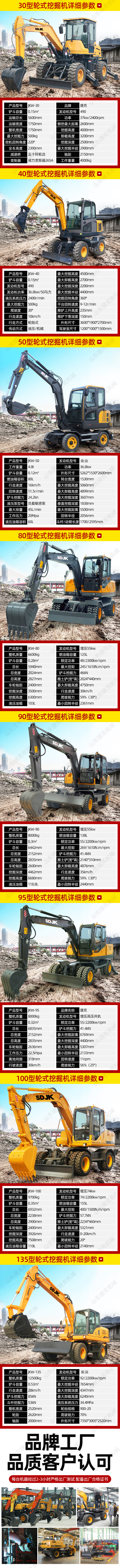 Wheel excavator loading sugarcane grab, four-wheel drive self unloading grab, 30 small excavator