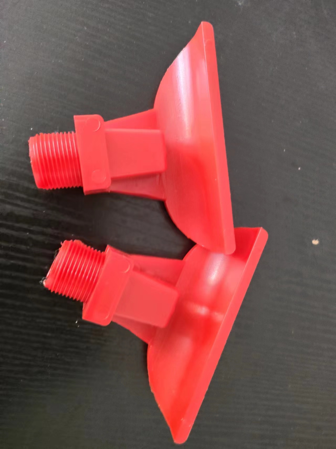 Red polyurethane spray nozzle coal washing accessories duck beak filter press accessories cow tendon water nozzle