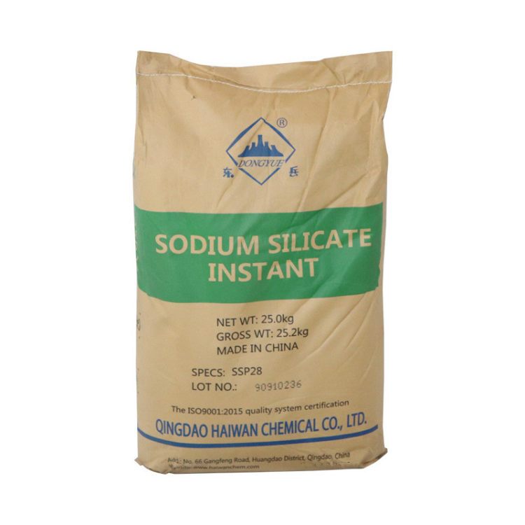 Instant sodium silicate subway tunnel plugging agent solid foam alkali concrete added in powder form