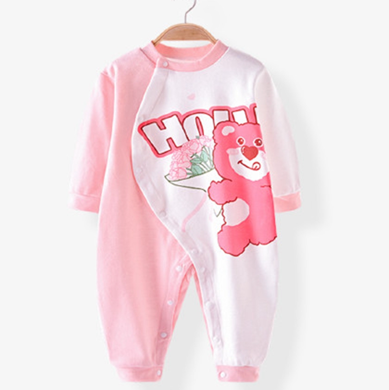 Empress Baby Autumn and Winter Cute Baby Cotton A-Class Fabric Bodysuit Children's Creeper Weaving Children's Clothing Source