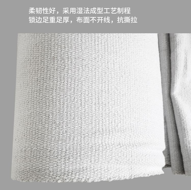 The manufacturer provides dust-free asbestos cloth, ceramic fiber cloth, welding blanket, composite aluminum foil, and ceramic cloth, which can be processed for 1-5mm