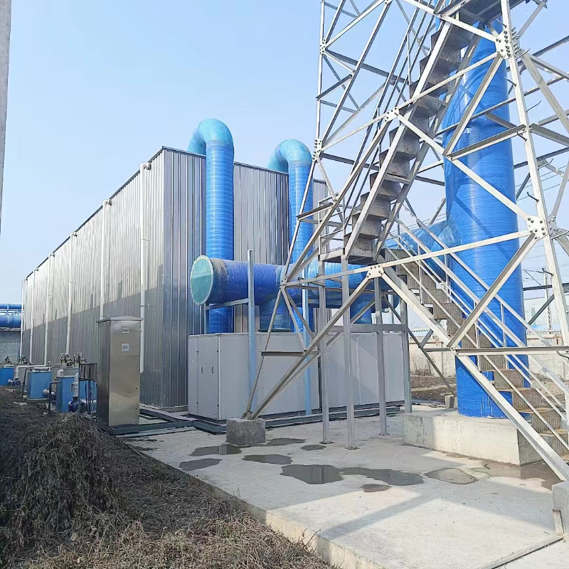 Wholesale of fiberglass biological deodorization tanks for odor adsorption and purification devices in sewage plants, waste gas treatment, and biological filters