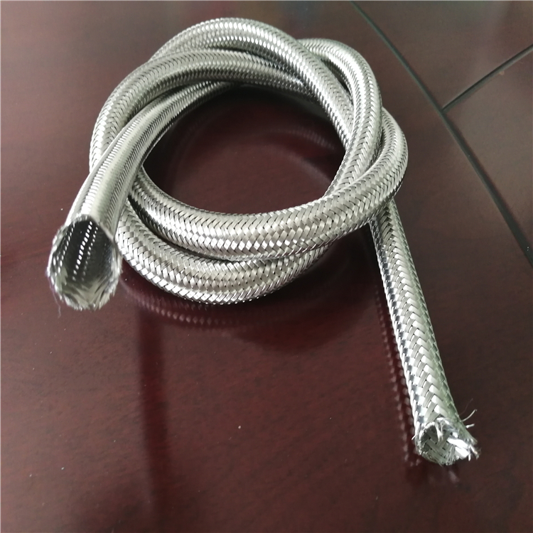 Baishili shielding woven mesh tube, metal braided sleeve wire, high-temperature resistant shielding mesh tube