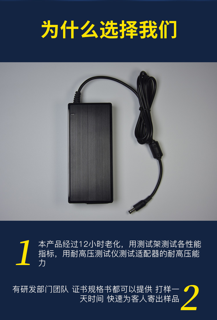 Safety certification CE19v6.8a power adapter desktop high-power 130w laptop charging adapter