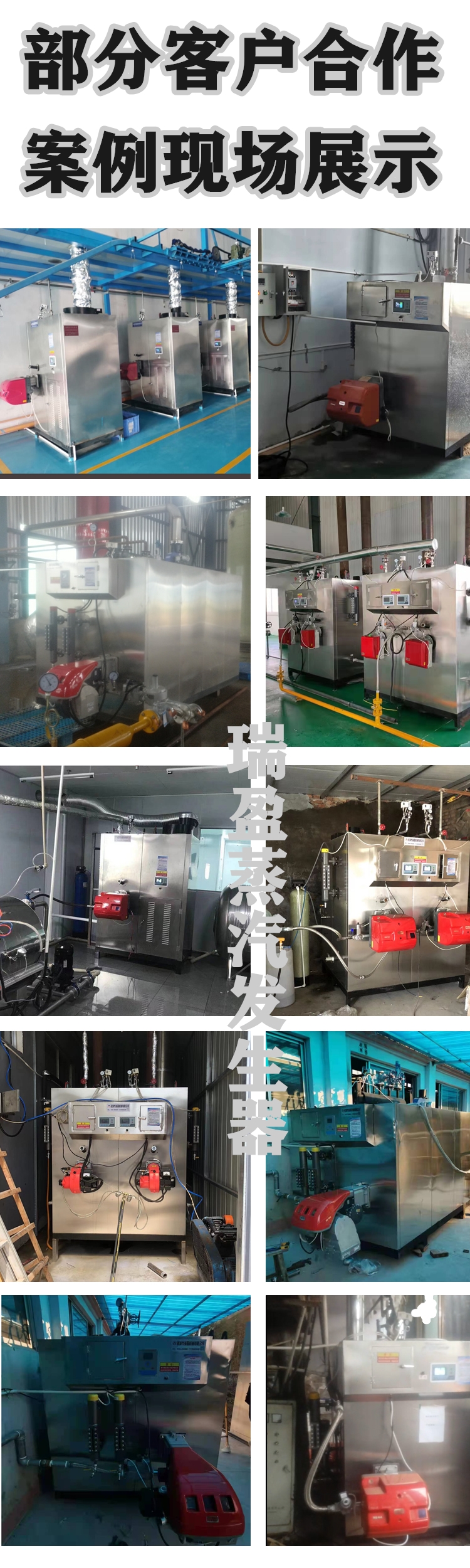 0.5 ton gas steam generator, pharmaceutical factory, food factory, industrial steam boiler, Ruiying