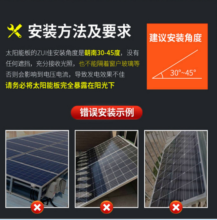 550W photovoltaic power generation module board 182 single crystal solar panel installation for commercial and household energy storage systems