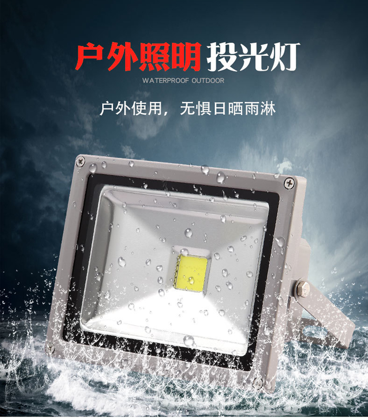 Lei Xing Lighting Manufacturer sells LED integrated floodlight LX-FGD-010 for outdoor waterproof ships