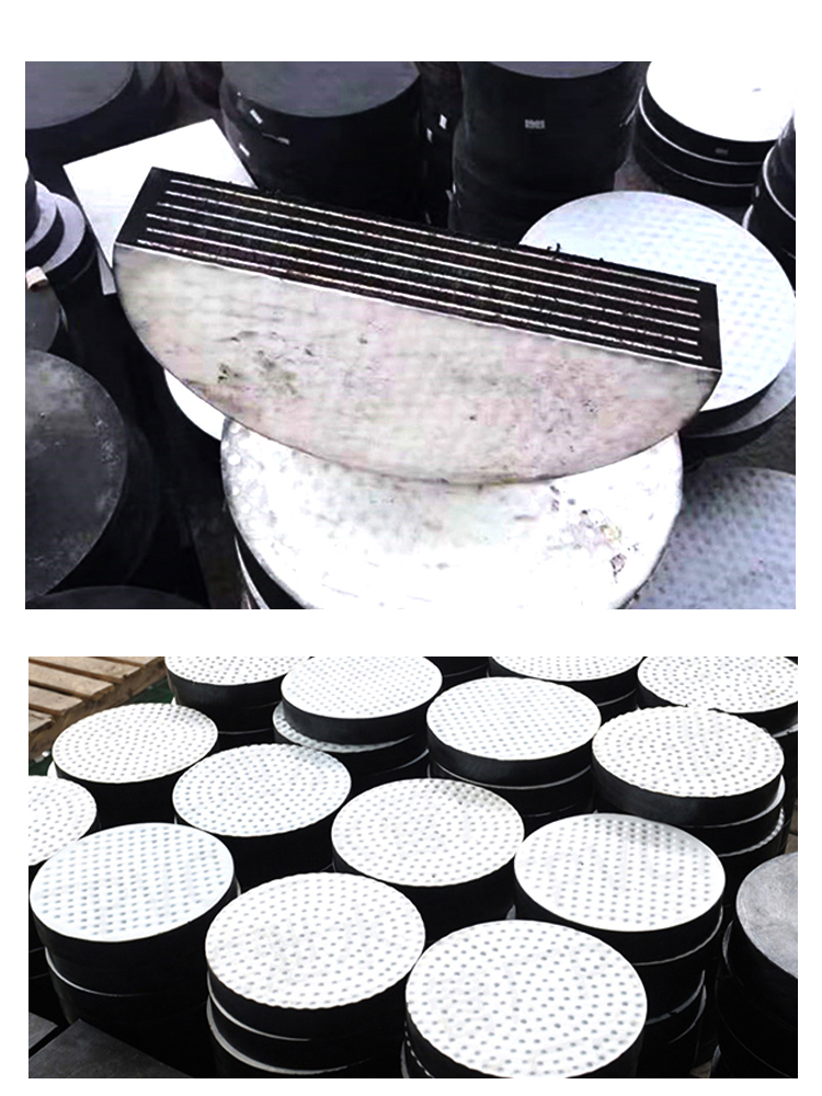 National Standard 200 * 42mm Circular Bridge Plate Rubber Bearing Hengruixiang Large Quantity in Stock