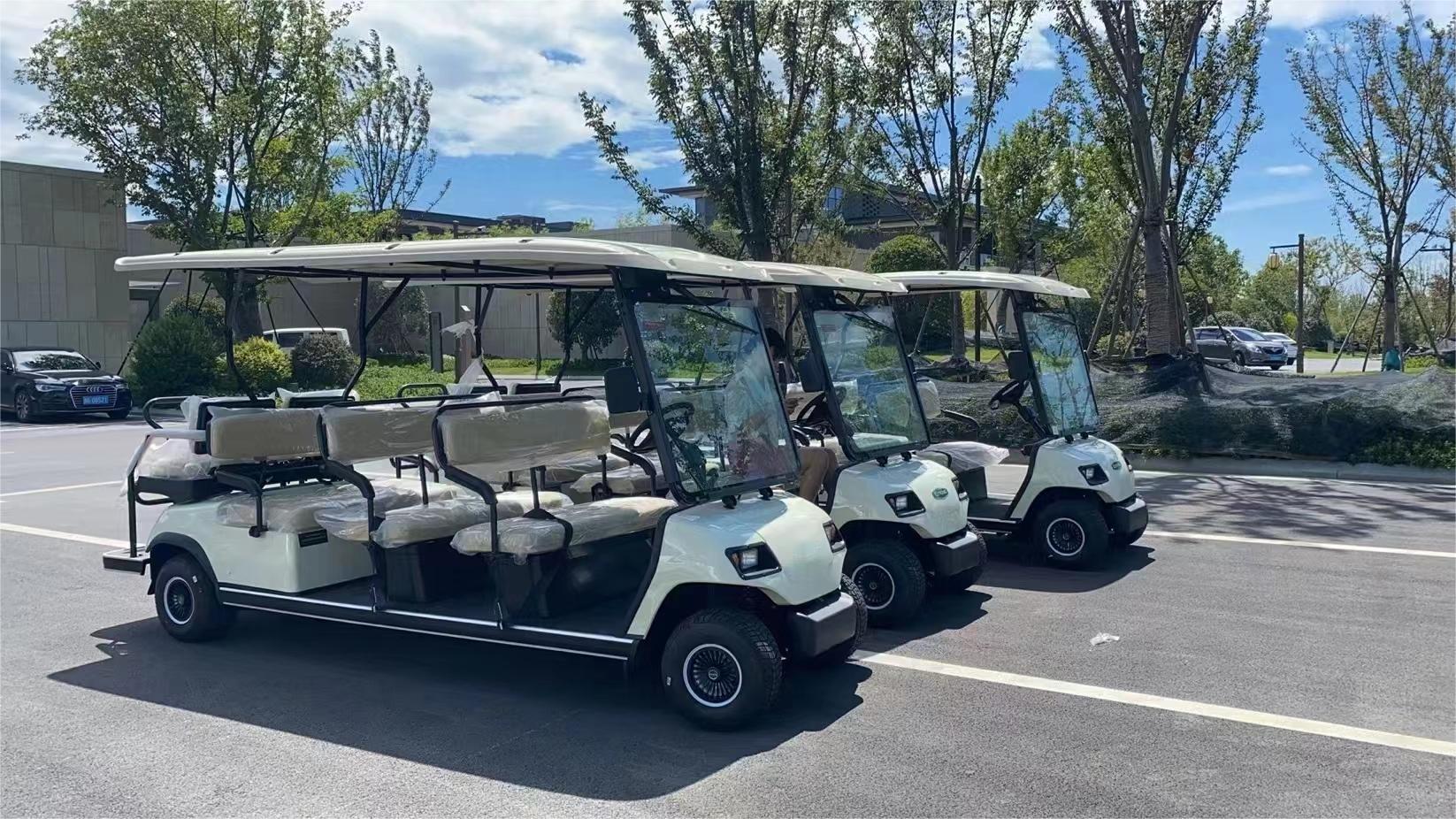 8+3 Golf Cart Hotel Golf Reception Guests Golf Cart Eight Seat Linen Cart