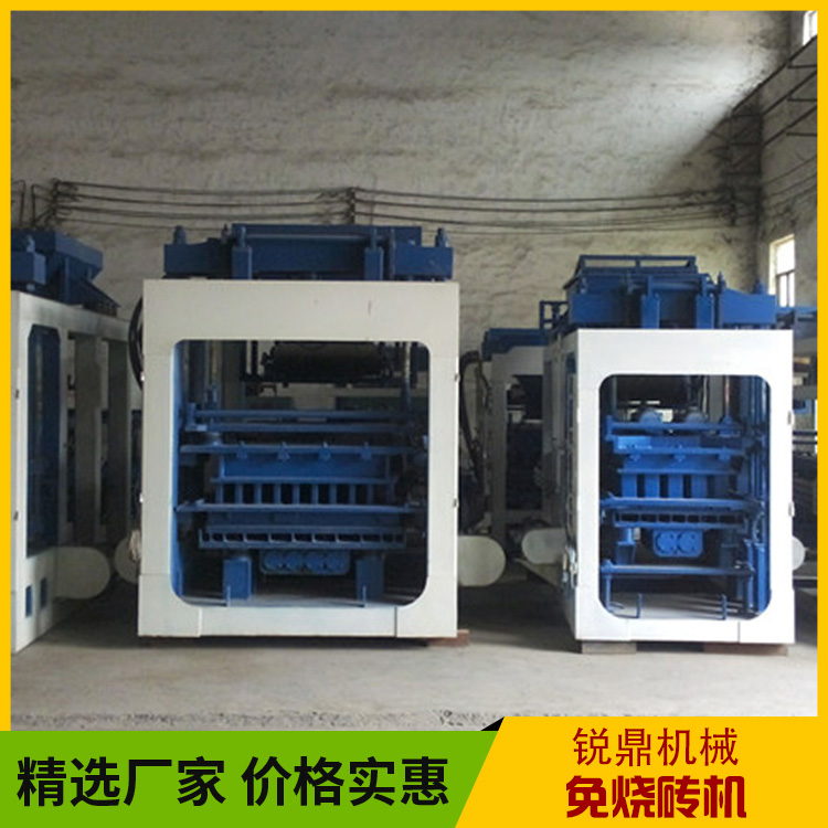 QT10-15 Large Bread Brick Machine Road Color Brick Slope Protection Brick Making Equipment Ruiding Machinery