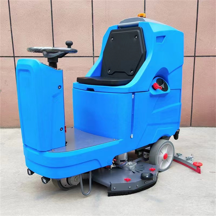 Lu Huan Floor Scrubber Driving Type Floor Scrubber Industrial Factory Workshop Garage Electric Brushing Machine Cleaning and Sweeping Integrated