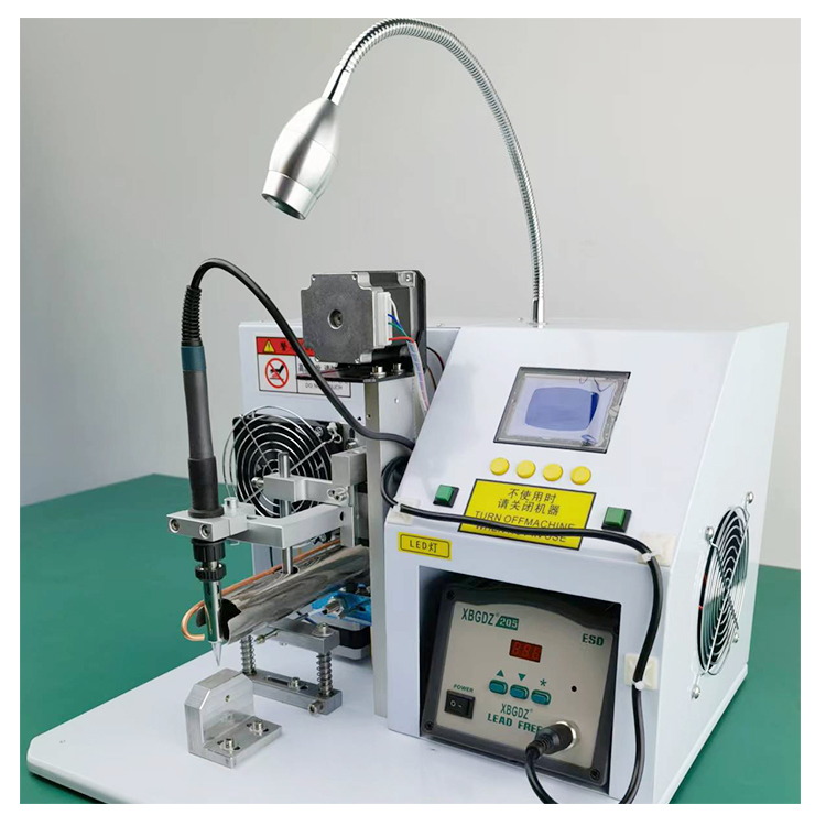 Xinrisheng semi-automatic soldering machine high current plug switch welding aviation plug