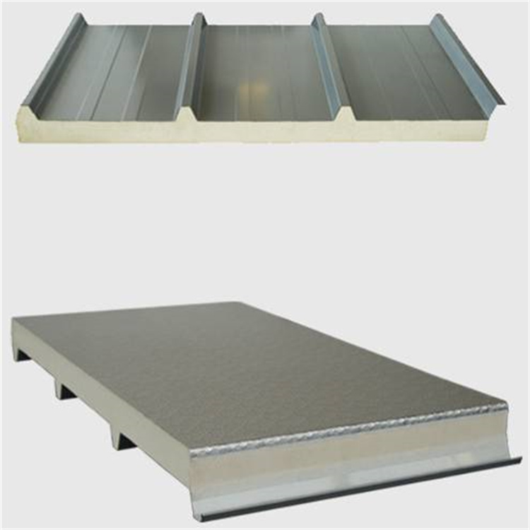 Polyurethane edge sealing glass wool composite board, horizontal installation board, integrated board, A-grade fireproof blue sky manufacturer supply