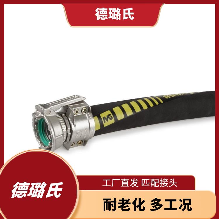 DELOX Green UPE Chemical Pipe, Acid and Alkali Resistant Solvent Suitable for Chemical Tank Truck Unloading