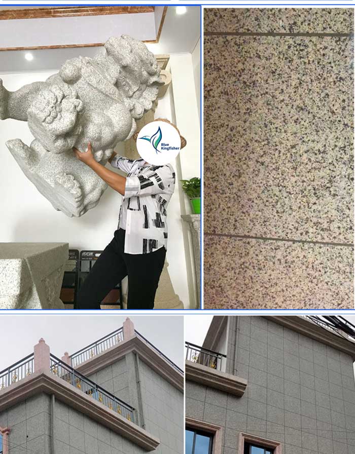 Original manufacturer of exterior wall art imitation stone paint for Dali office building commercial building exterior wall waterproof and colorful paint