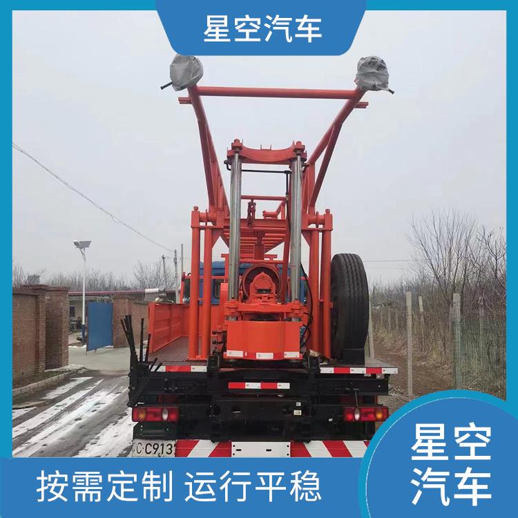 Mobile drilling locomotive, truck drilling rig, reducing labor intensity, tracked down hole drilling vehicle