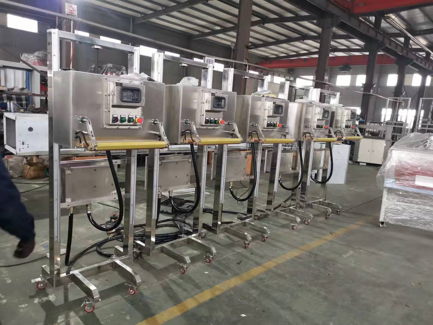 Class A workshop explosion-proof sealing machine single channel double-sided heating sealing strip temperature control touch screen PLC control