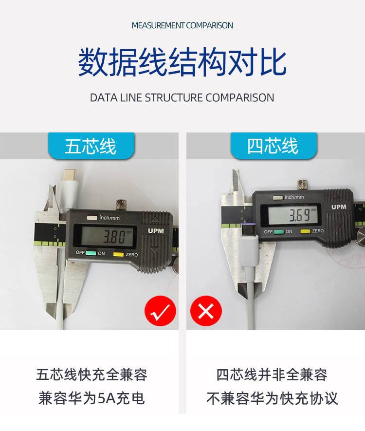 Type-C data cable 5A high current USB super fast charging TPE charging cable supports customization