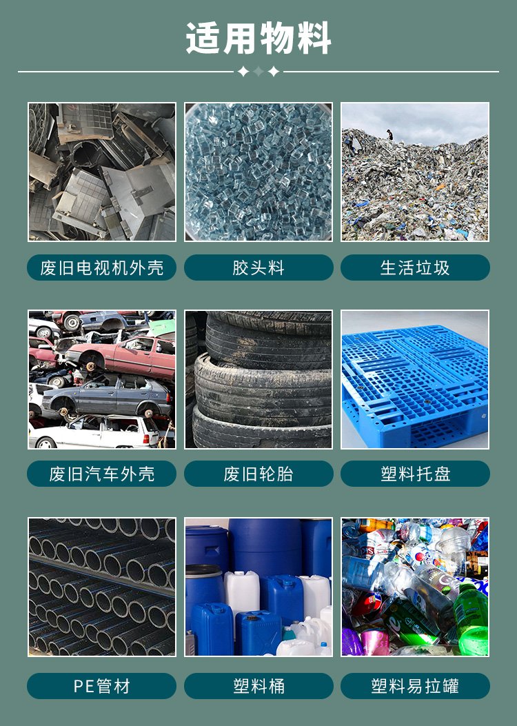 Solid waste dual axis shredder, mattress crusher, Zhuoheng Machinery, household waste cutter, shear crusher