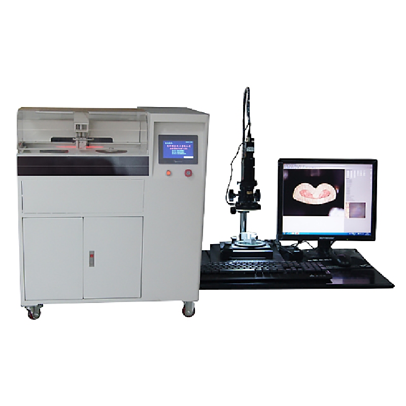 Fully automatic vertical terminal section analyzer Factory research and development of automobile wiring harness terminal section detection analyzer