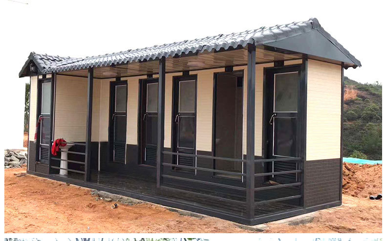 Environmentally friendly intelligent public toilets, restrooms, outdoor scenic areas, ecological toilets, finished products, multiple person, single person, double person toilets