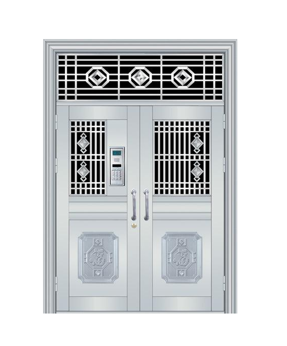 Stainless steel anti-theft door, stainless steel plate door, villa door, 304 material, can be customized according to the drawing