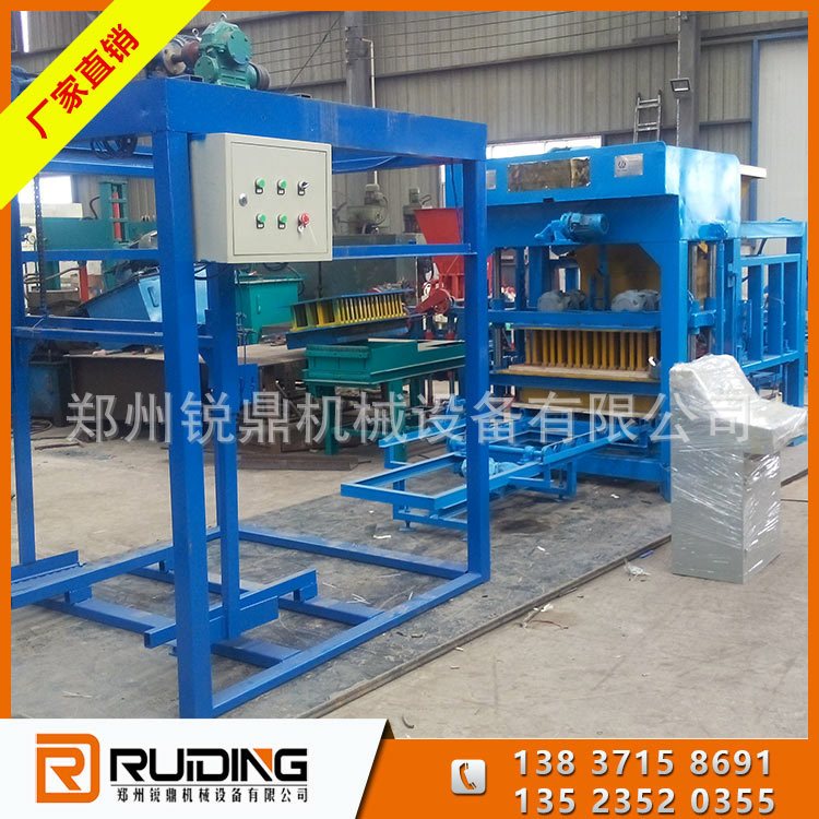 New QT4-20 Burnless Permeable Brick Machine Bread Brick Dutch Brick Wave Brick Making Equipment Ruiding Machinery