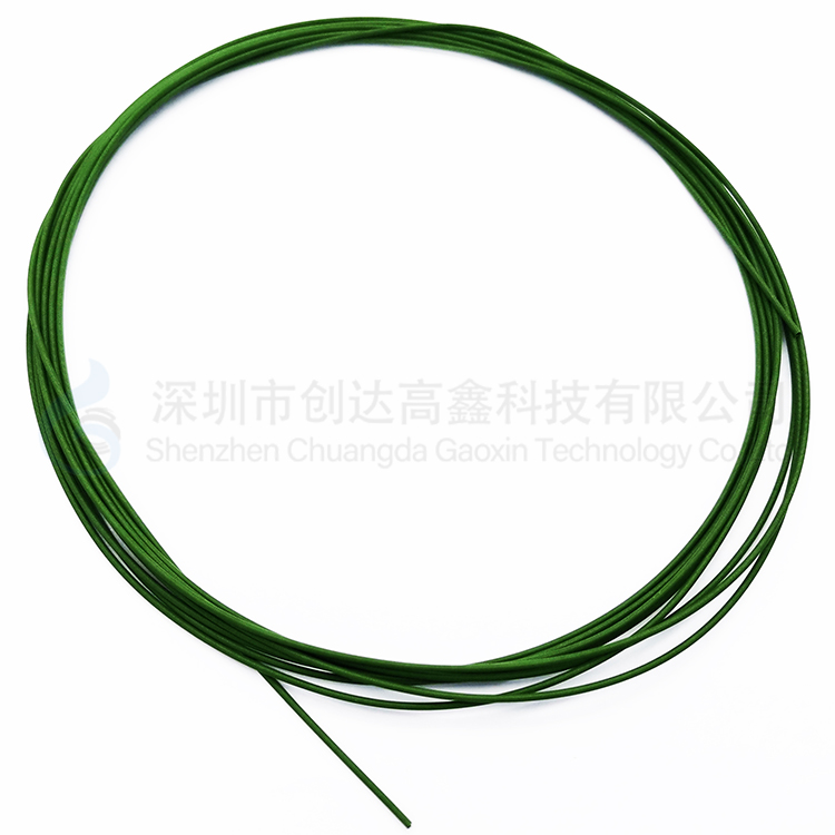 Chuangda Gaoxin PTFE coated guide wire fine contrast spring disposable green