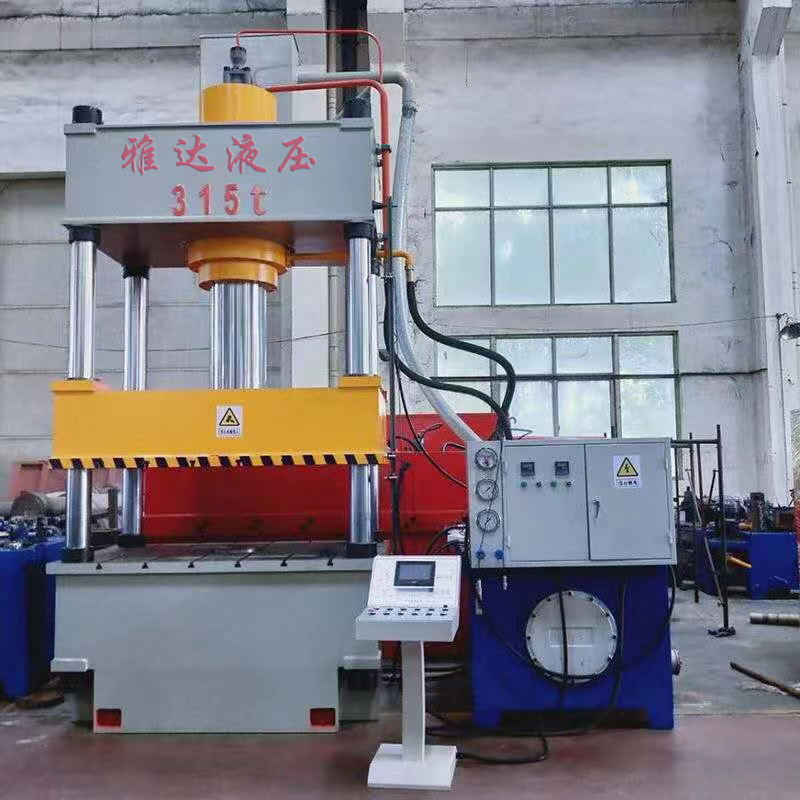 315 ton four column hydraulic press in stock, leakage plate, manhole cover, cable trench cover, forming oil pressure press, customizable