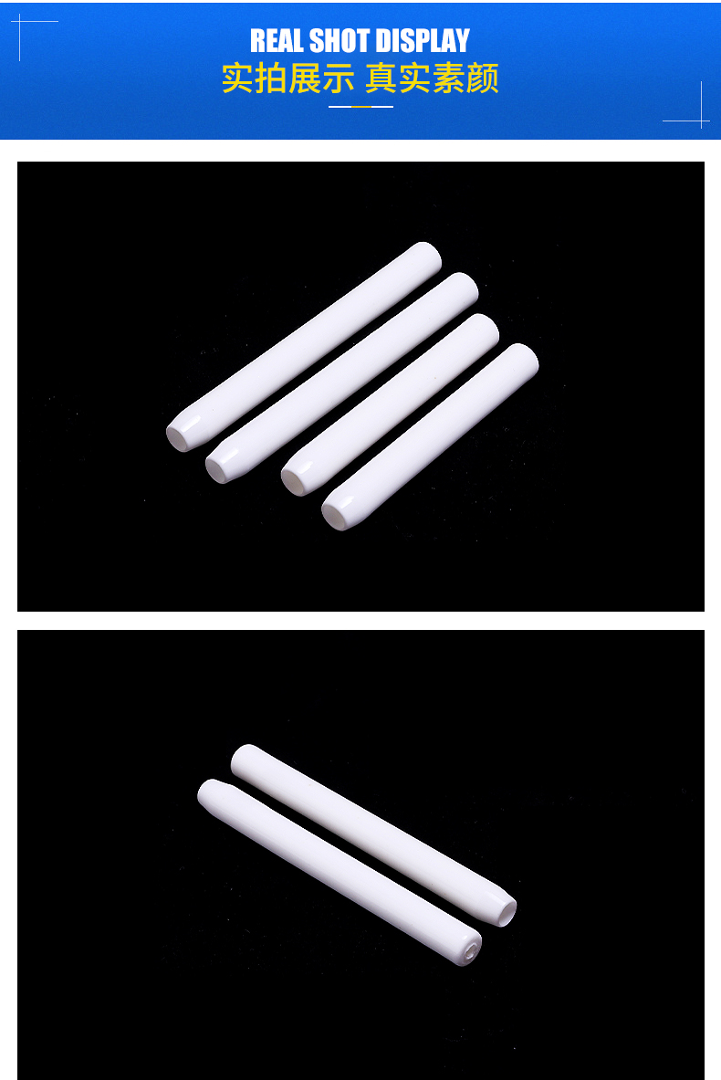 Wholesale supply of ceramic cigarette holders, household cigarette accessories, and nine alumina glazed manufacturers