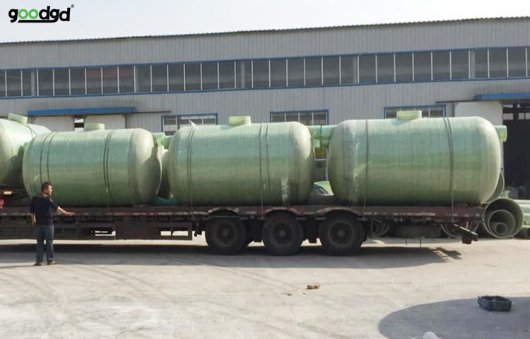 Luzhou Yibin Zigong fiberglass septic tank fiberglass winding oil separator regulating biochemical tank production