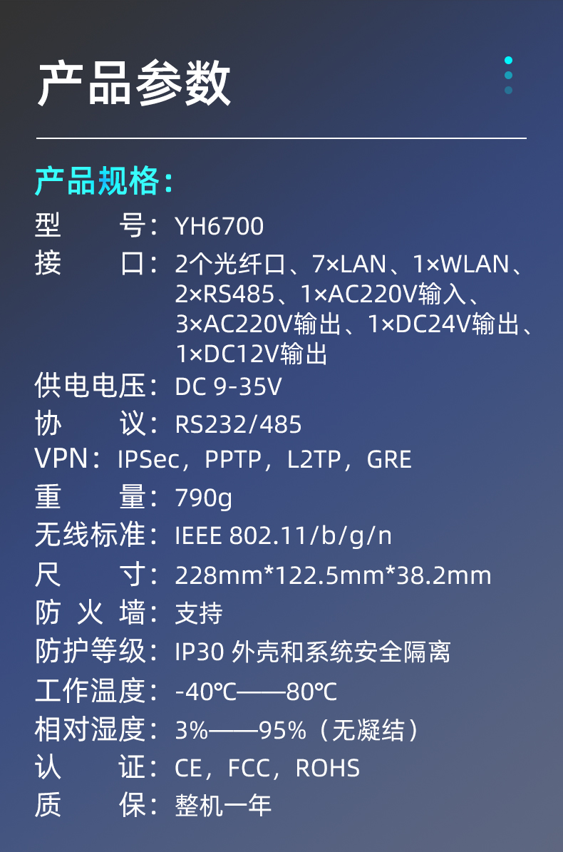 Smart Lighting Pole Monitoring Gateway Smart Lighting Smart Pole Operation and Maintenance Gateway Dynamic Environment Monitoring Terminal