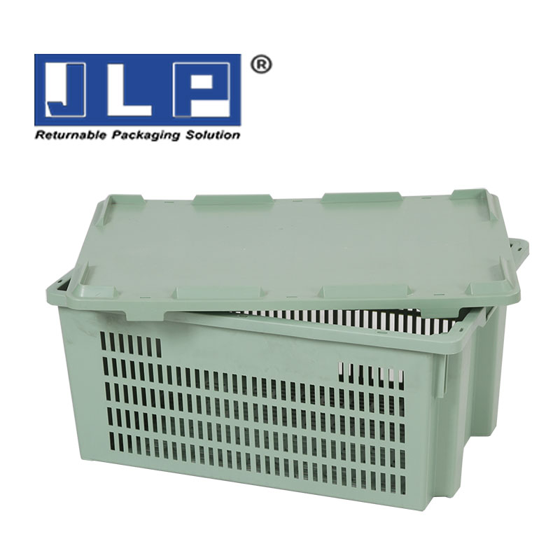 Fresh Basket Cold Fresh Meat Basket Factory Food grade PP Seafood Basket Pork Transport Basket Export 600 * 400 * 270/220