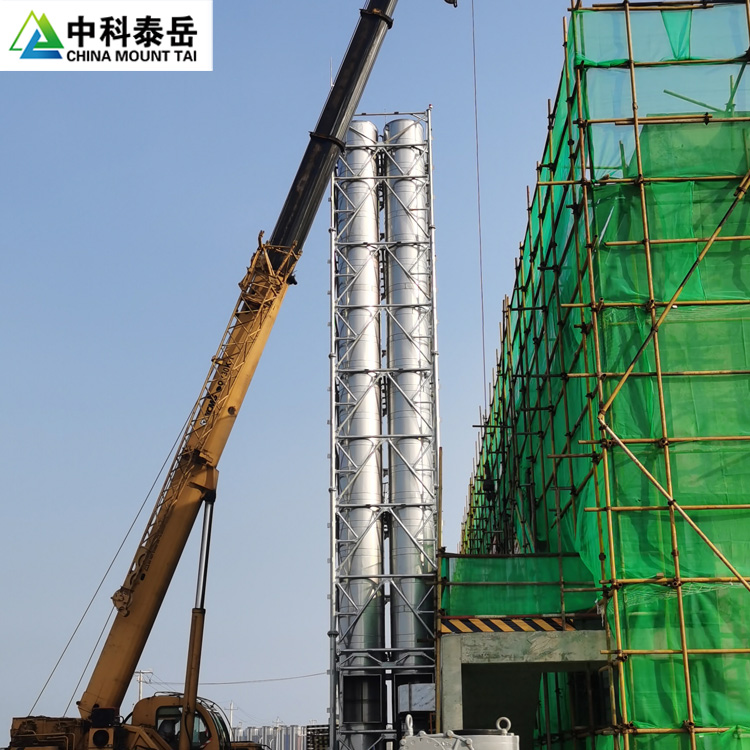 Zhongke Taiyue Angle Steel Chimney Tower, Glass Fiber Reinforced Plastic Chimney Tower, Industrial Tower Type Chimney Quality Assurance