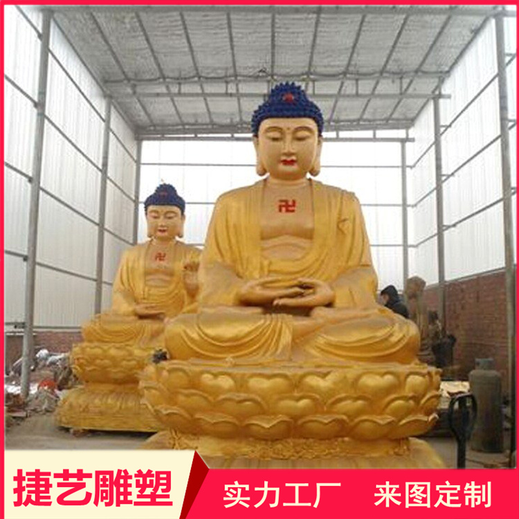 Casting the Bronze God of Wealth, Wu God of Wealth, Zhao Gongming, and worshipping various customized bronze Buddha statues