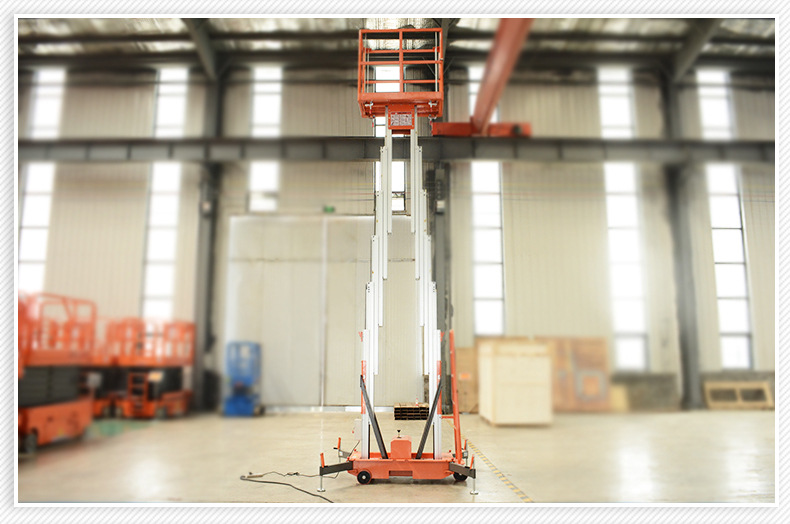 Longyu aluminum alloy elevator indoor maintenance and high-altitude operation maintenance vehicle