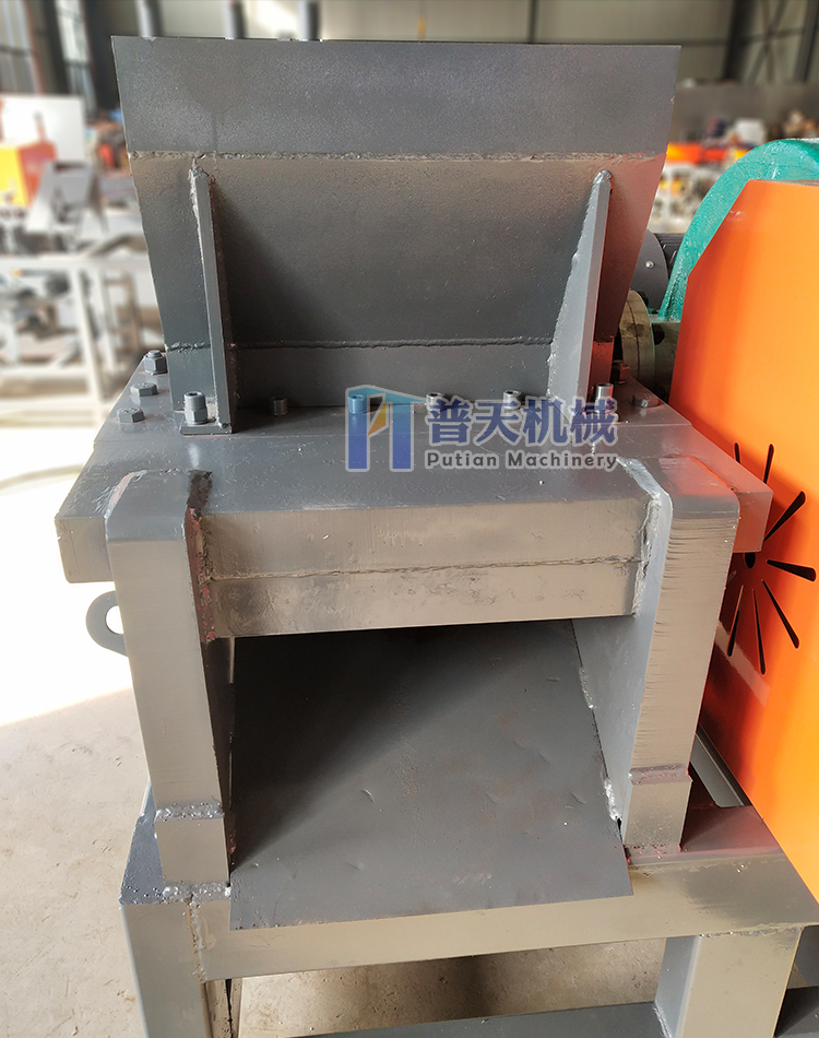 The new high-end cutting speed of Putian box type steel pellet machine has been increased by 30%