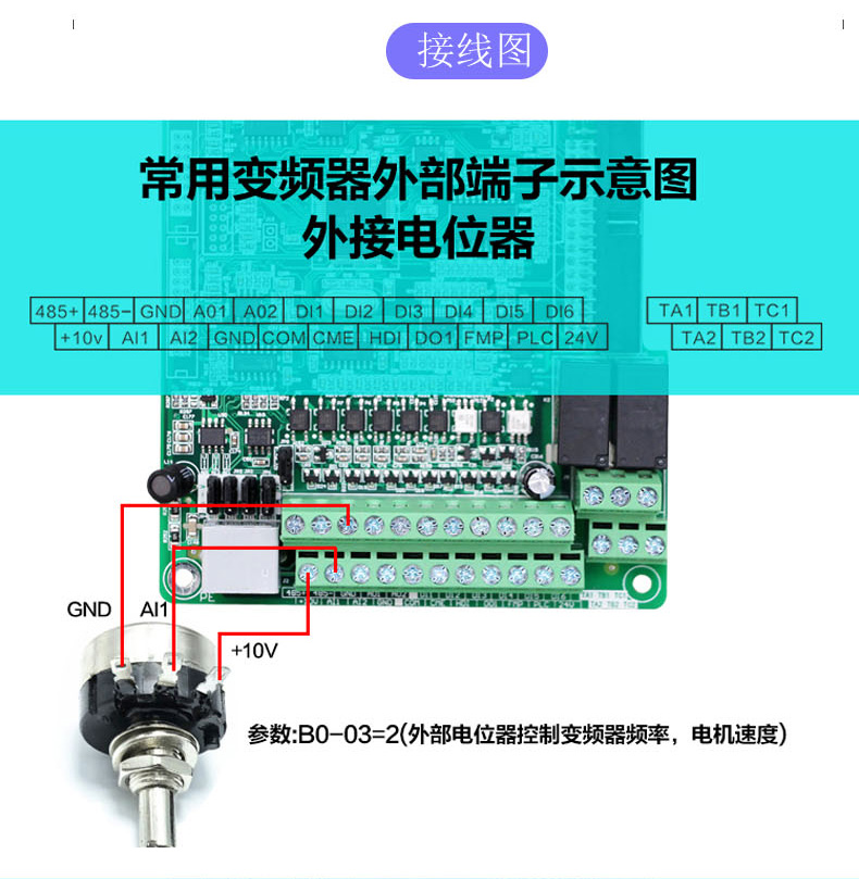 5.5kw small variable frequency speed regulator from frequency converter manufacturer, GT1005 in stock